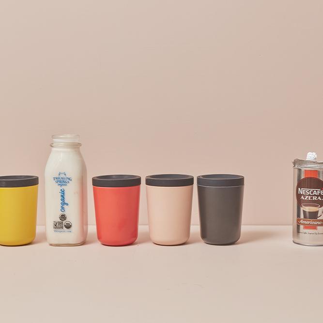 Reusable Coffee Cups | Bamboo Fibre To-Go Cups by EKOBO