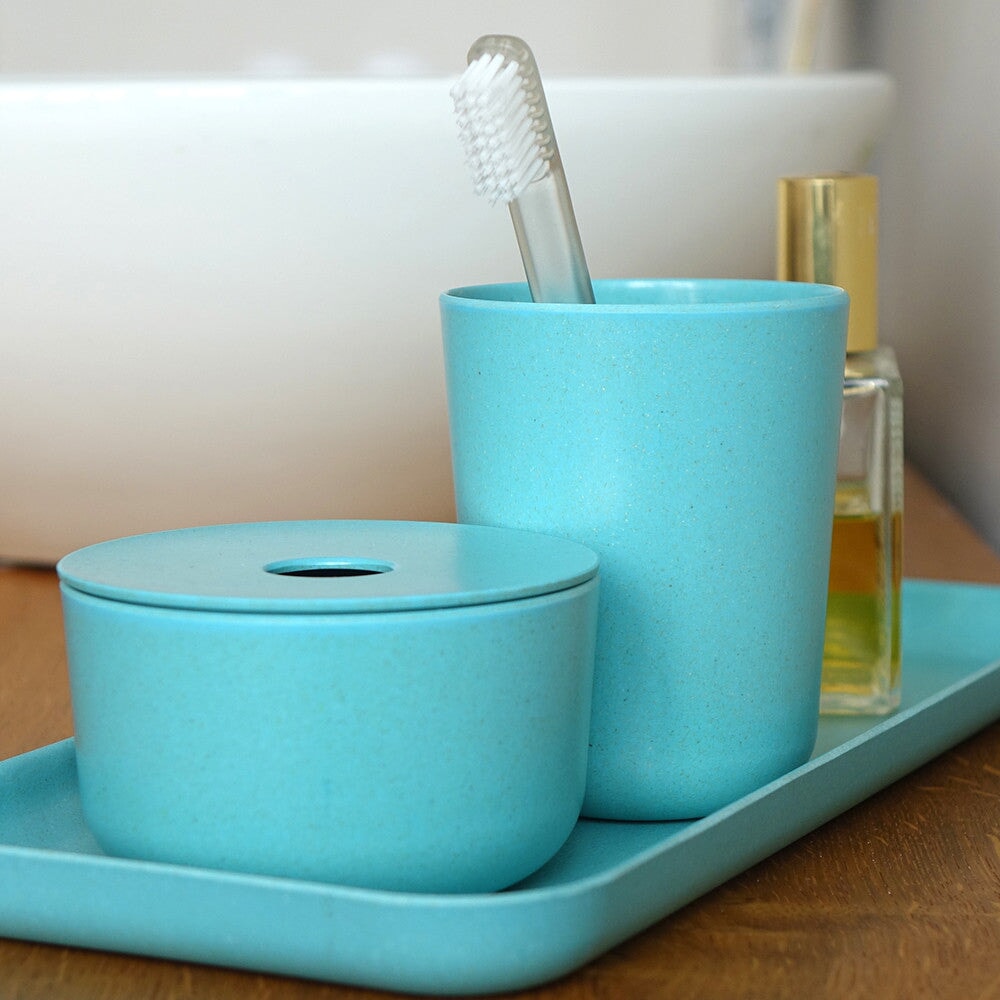 4-Piece Bathroom Counter Set #color_Lagoon