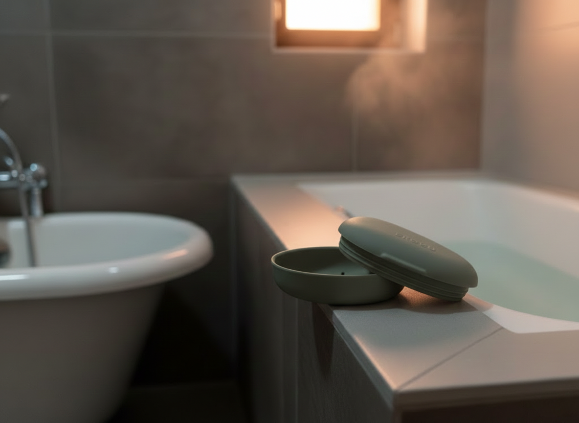 Oval Travel Soap Box - Smoke