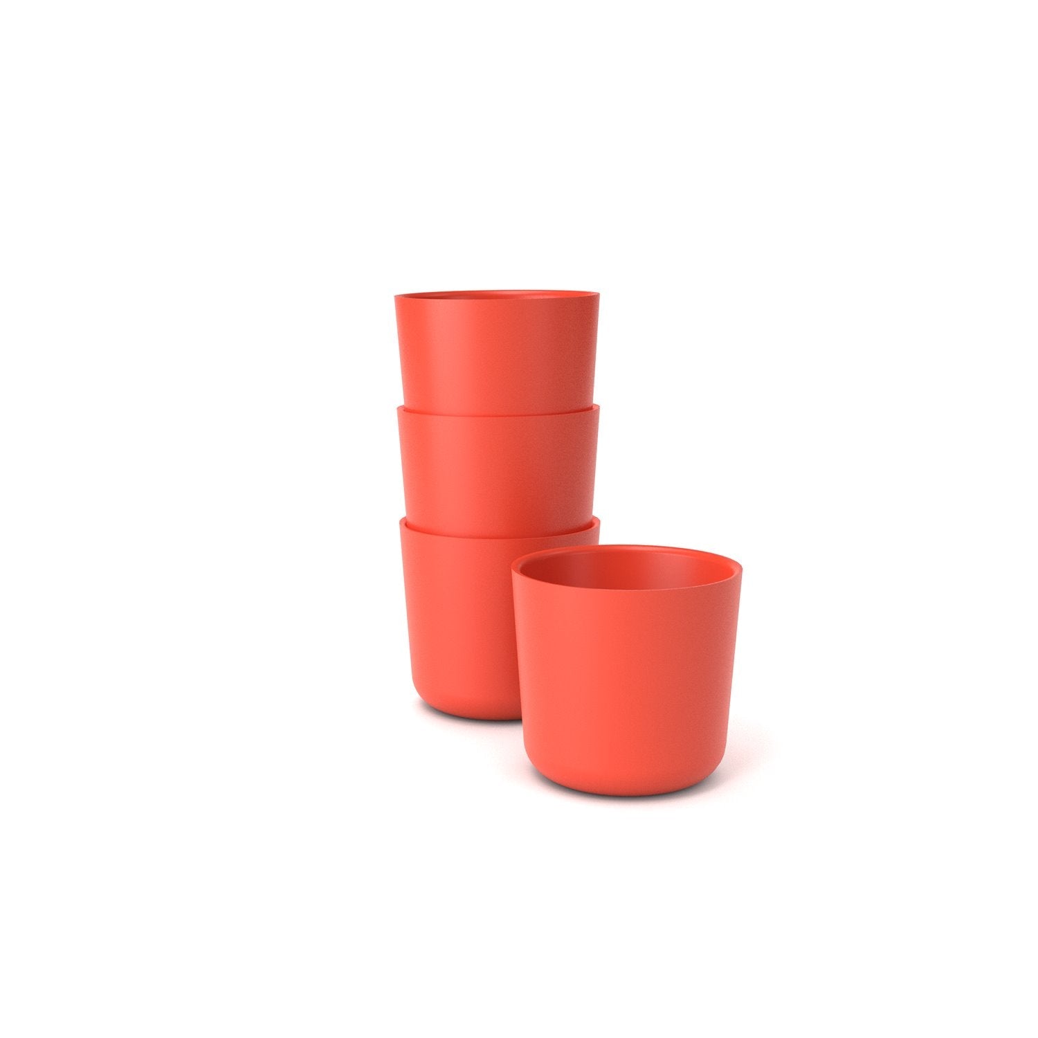 Small Cup - Set of 4 #color_Persimmon