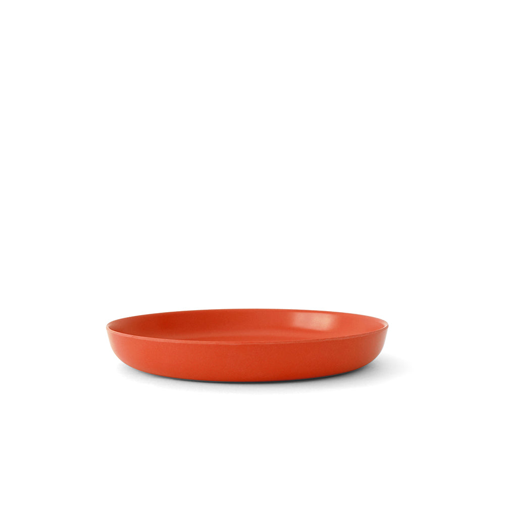 Kids Plate - Set of 4 #color_Persimmon