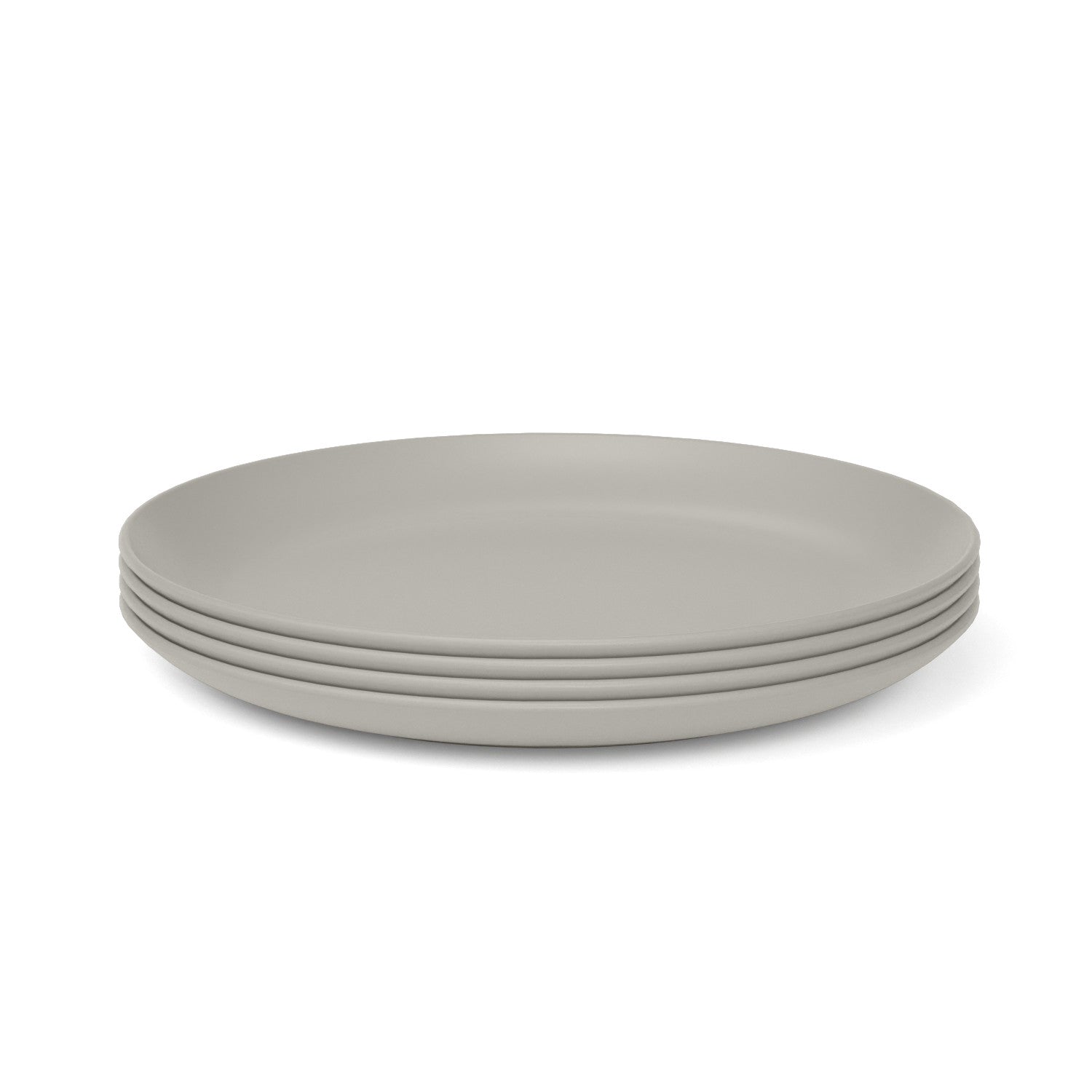 Round Dinner Plate - Set of 4 #color_Stone