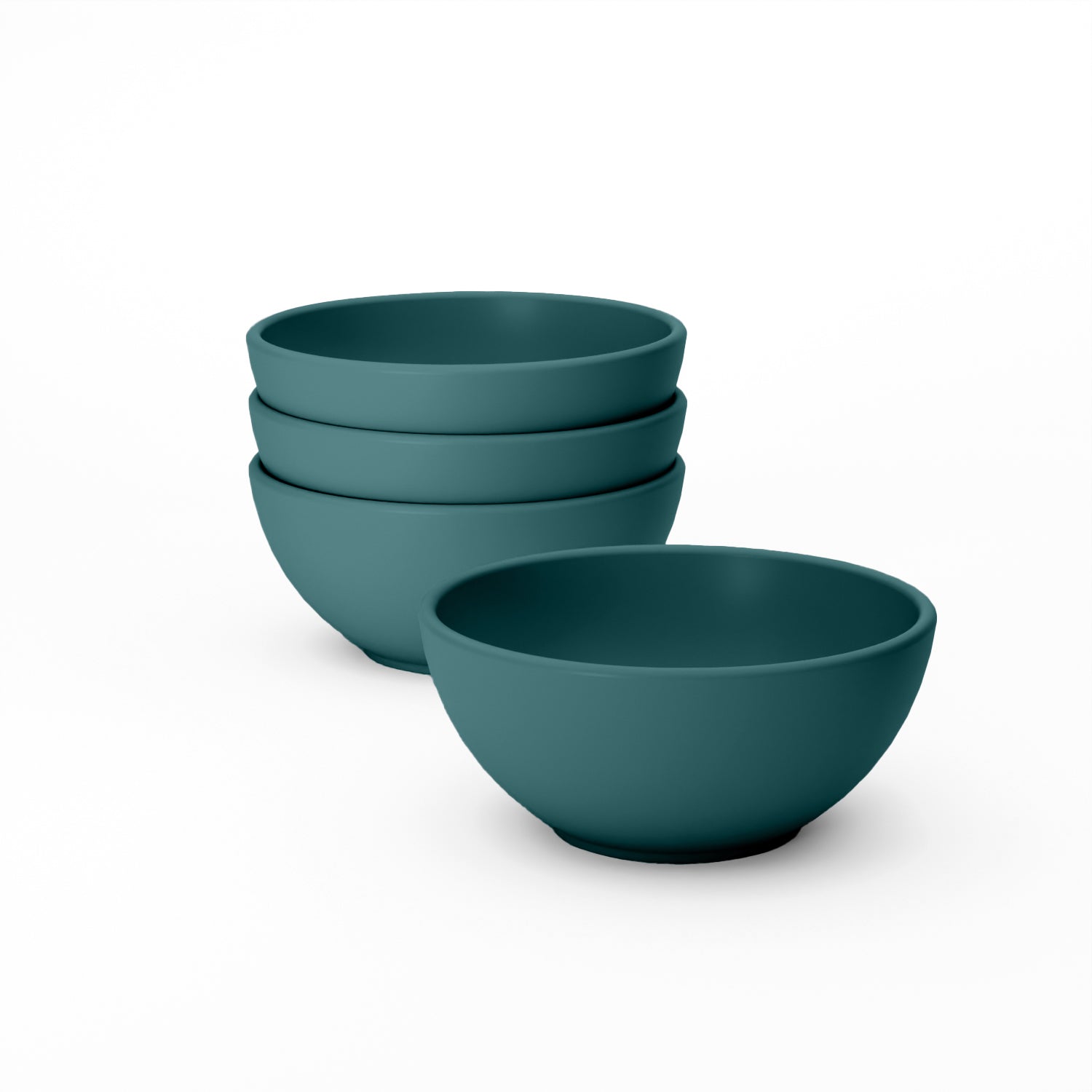 Round Small Bowl - Set of 4 #color_Blue Abyss