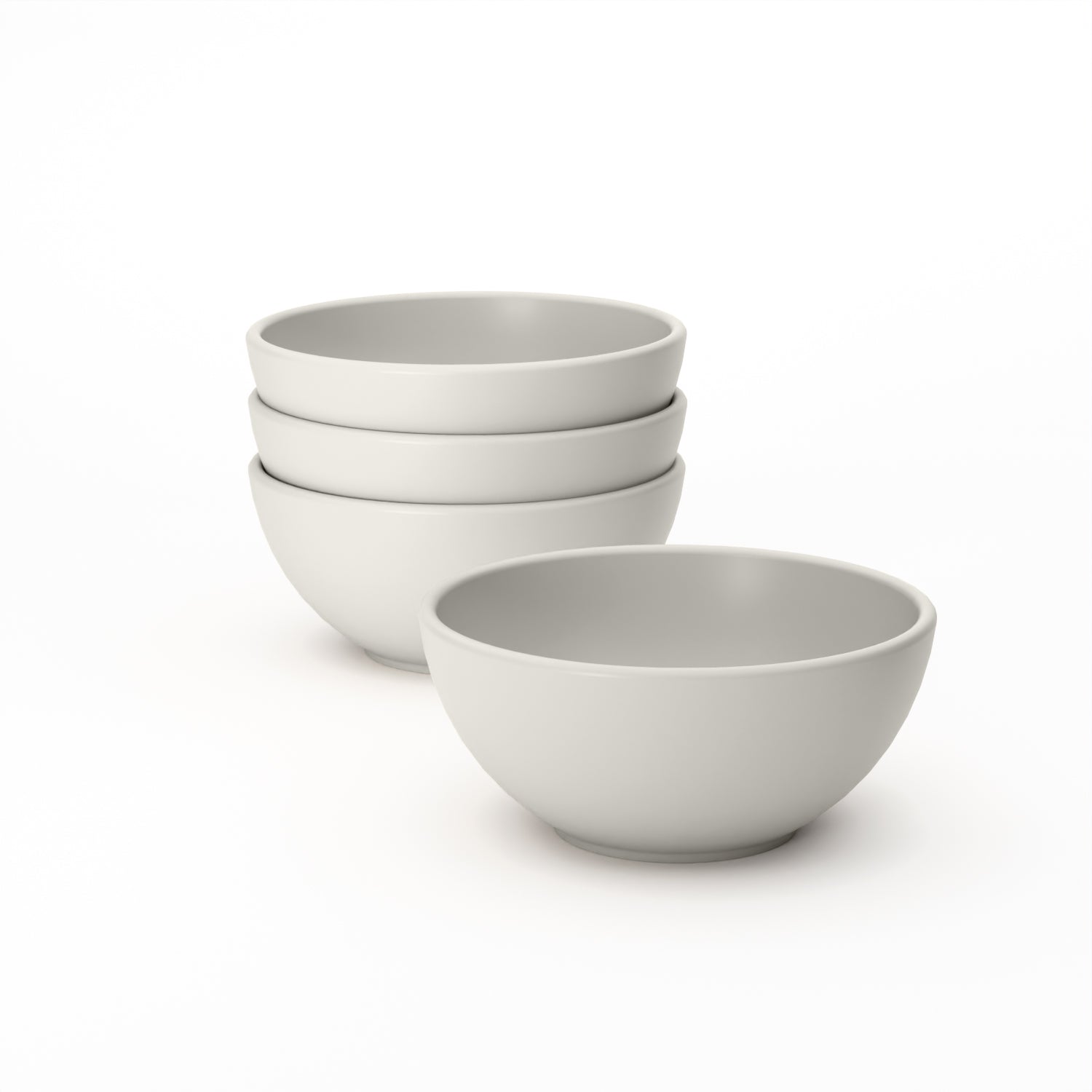 Round Small Bowl - Set of 4 #color_Stone
