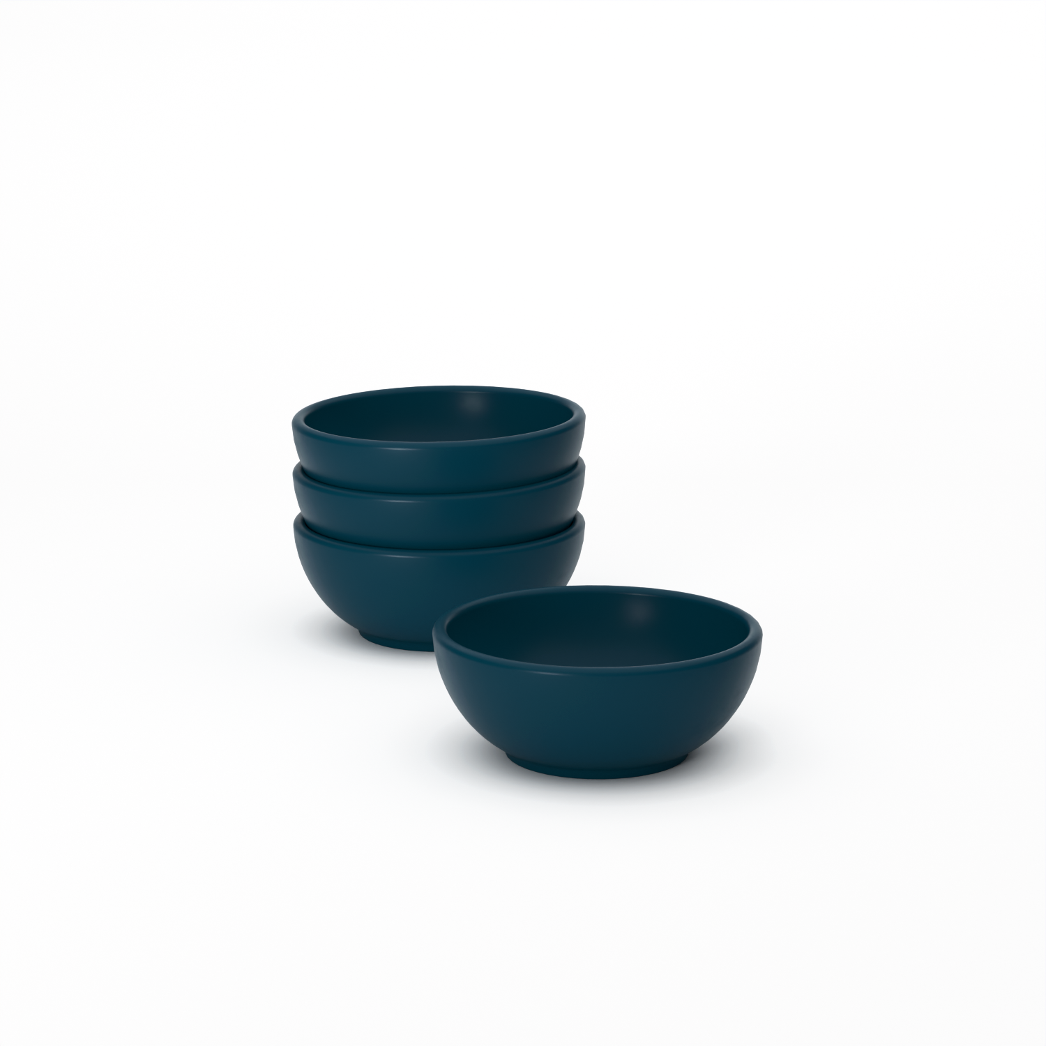 Dipping Bowls - Set of 4 #color_Blue Abyss