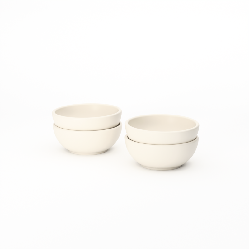 Dipping Bowls - Set of 4 #color_Off White