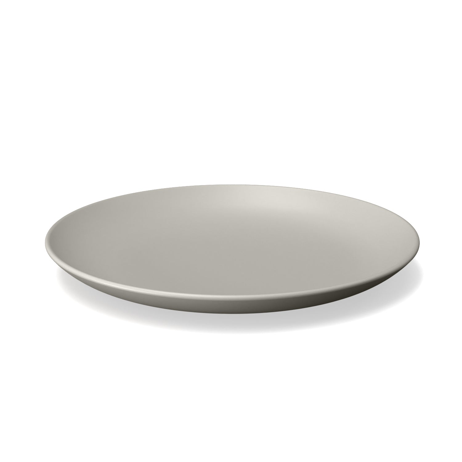 Round Medium Plate - Set of 4 #color_Stone