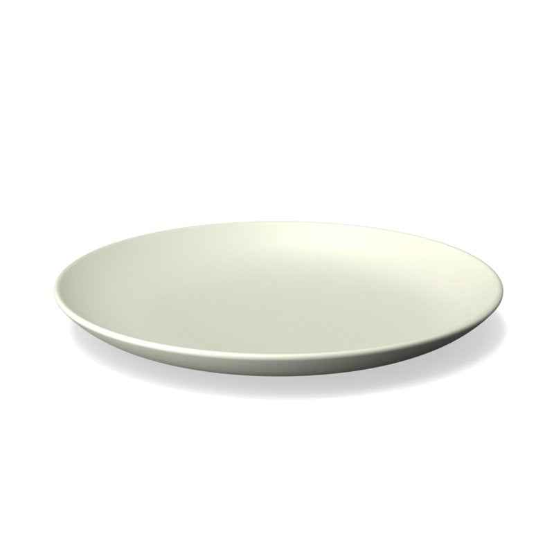 Round Medium Plate - Set of 4 #color_Off White