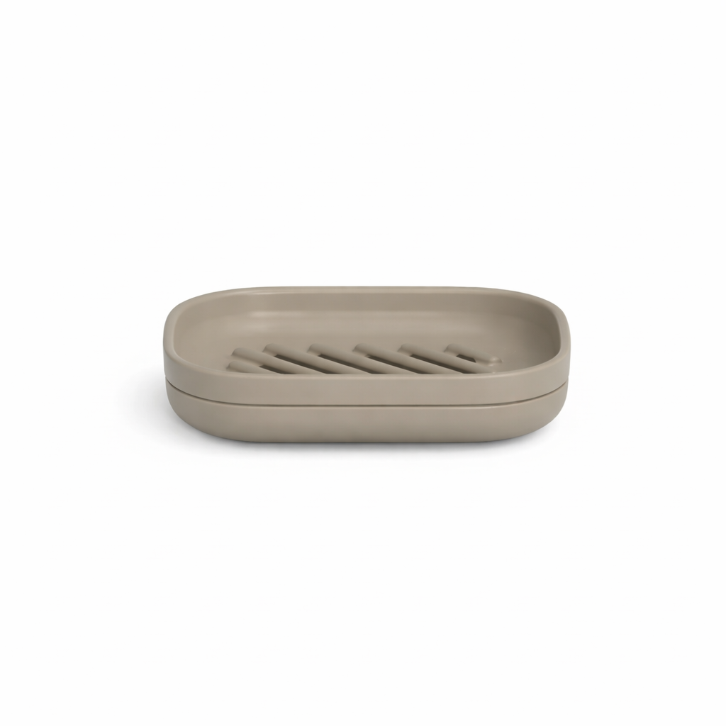 Self-Draining Soap Dish - Set of 2 #color_Stone