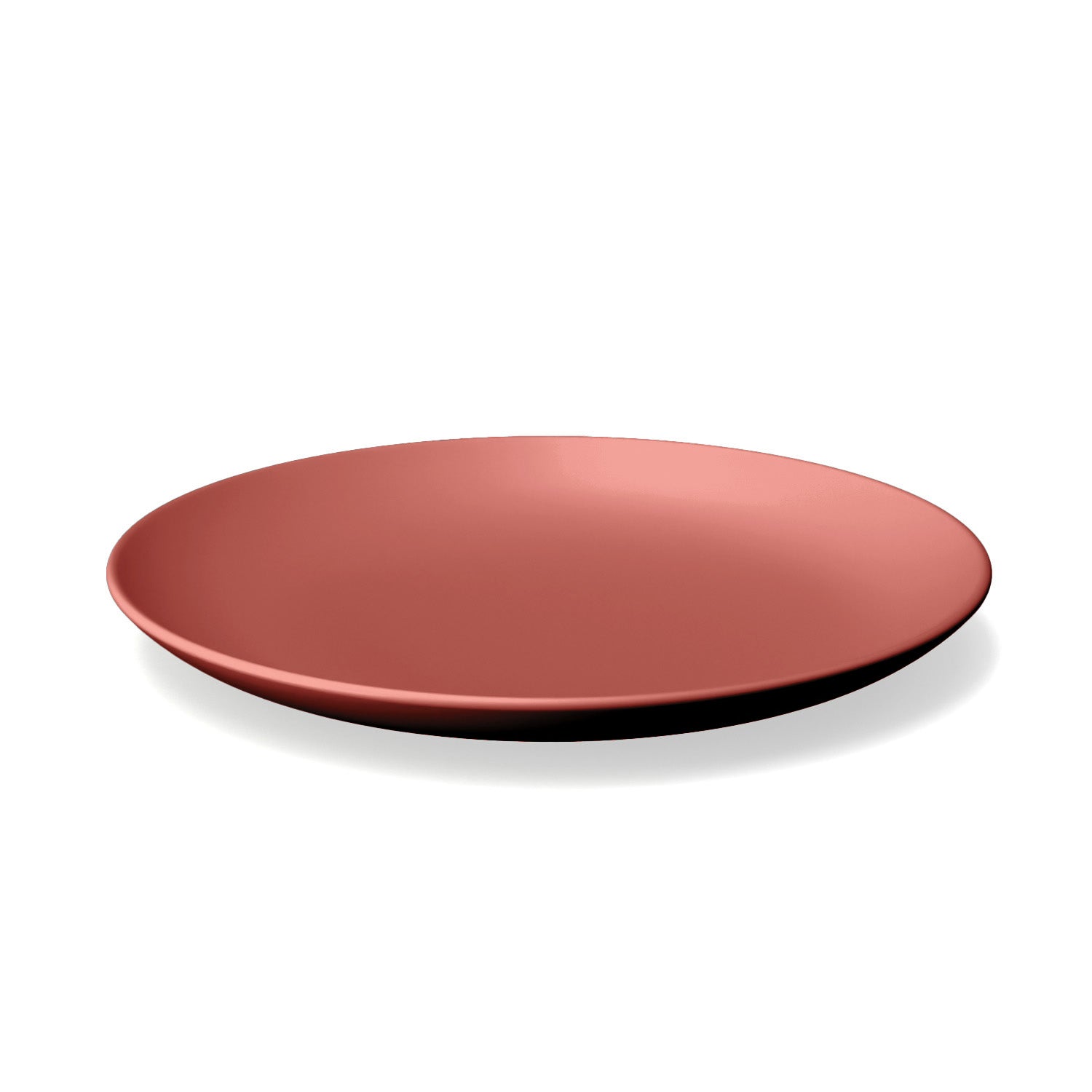 Round Medium Plate - Set of 4 #color_Terracotta