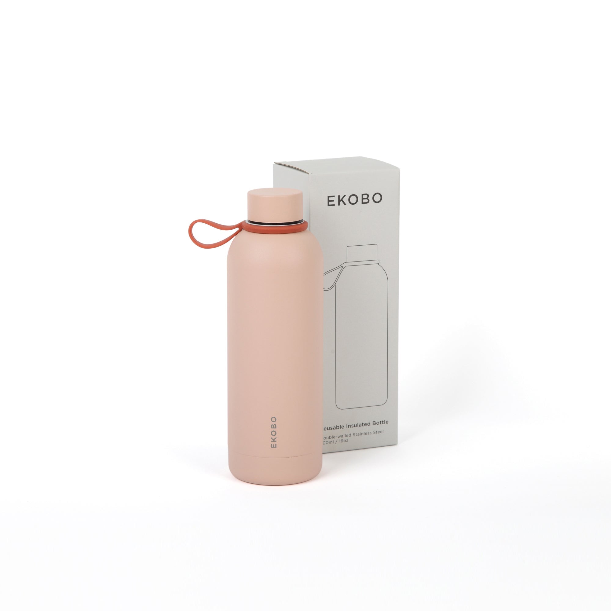 Insulated Reusable Bottle - 12 oz #color_Blush