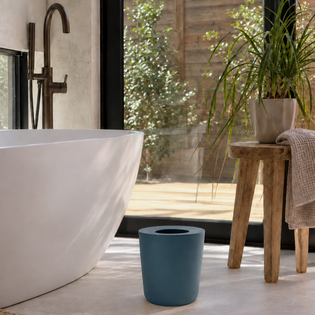 Bathroom Bin 6 L #color_Blue Abyss