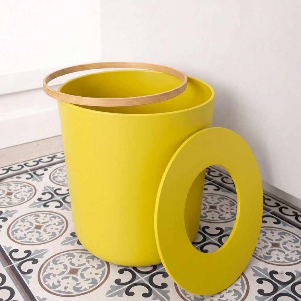 Bathroom Bin 6 L - Lemon