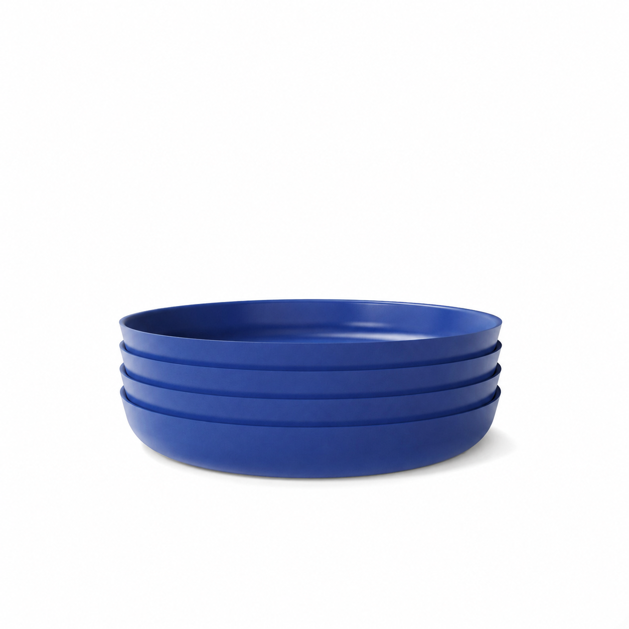 Kids Plate - Set of 4 #color_Royal Blue