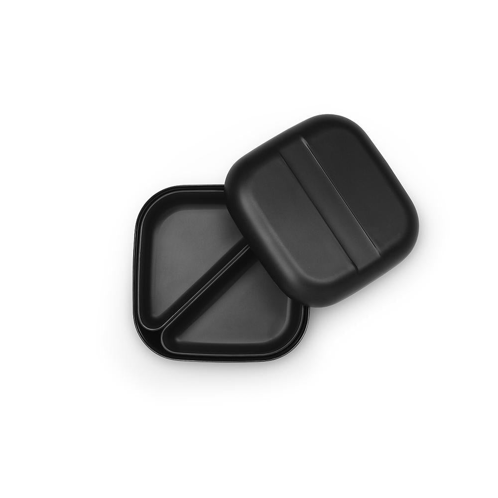 Square Bento Lunch Box #color_Black