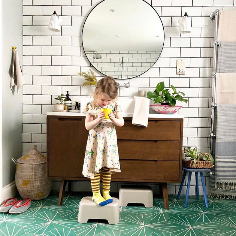 Kids Step Stool #color_Stone