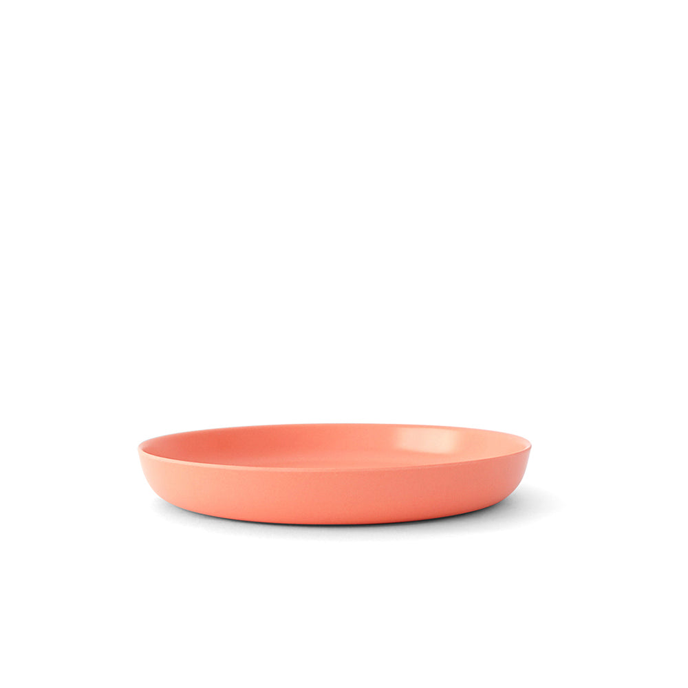 Kids Plate - Set of 4 #color_Coral