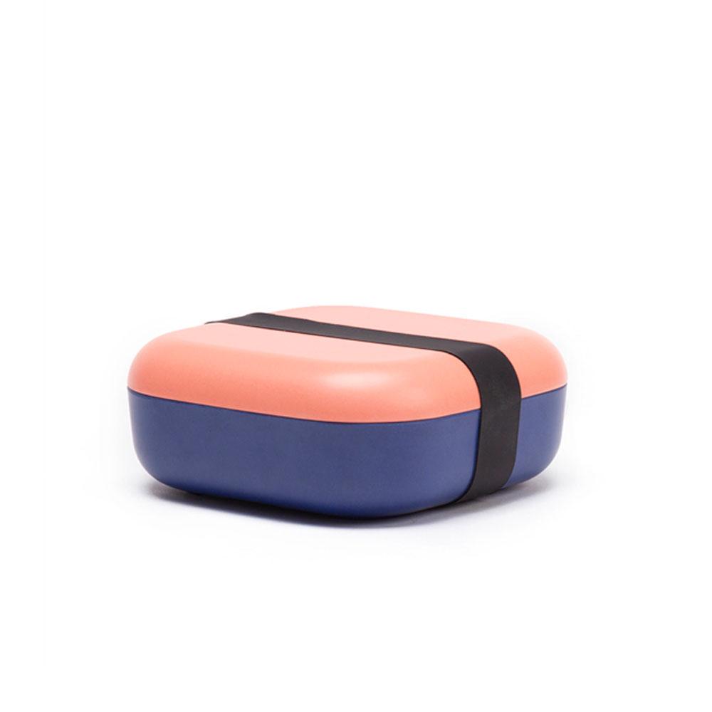 Snack Box #color_Coral / Blue
