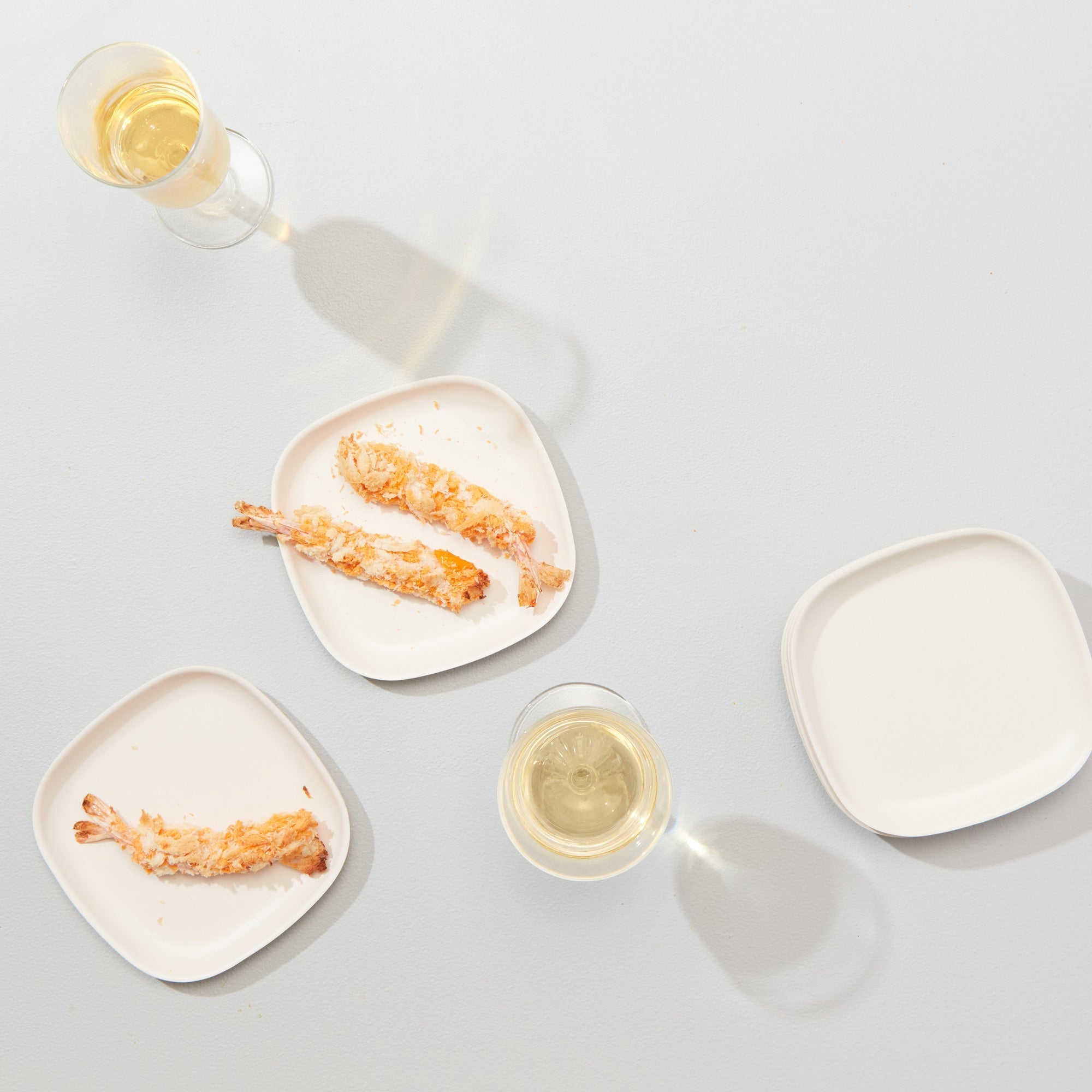 Cocktail Plate - Set of 6 #color_Off White