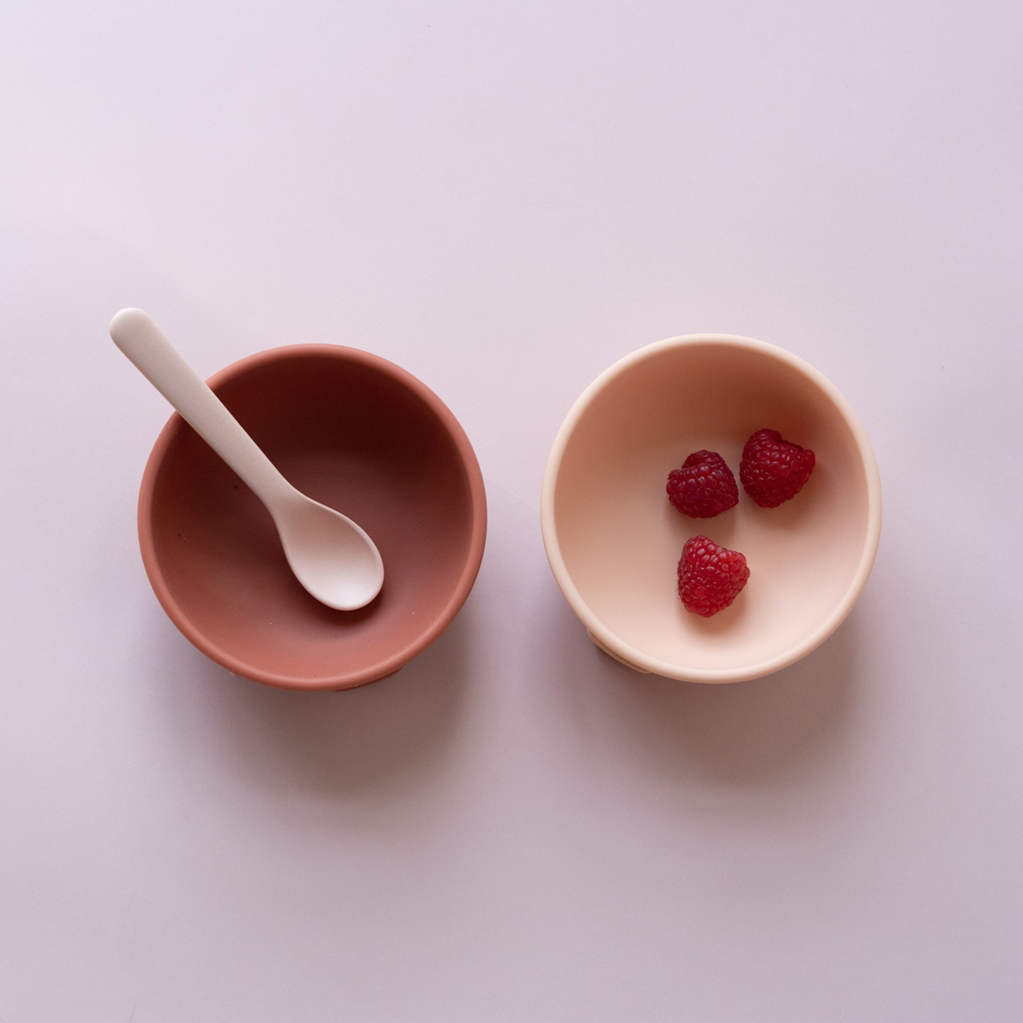 Silicone Spoon Set #color_Blush-Terracotta
