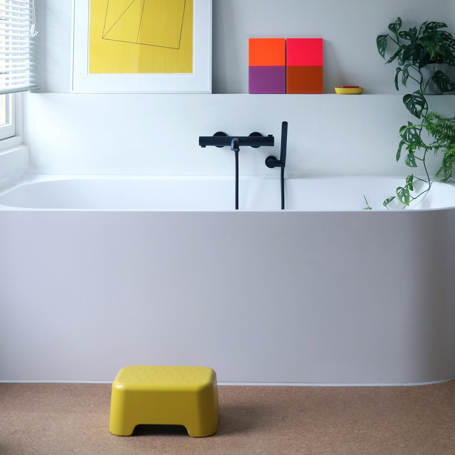 Kids Step Stool #color_Lemon