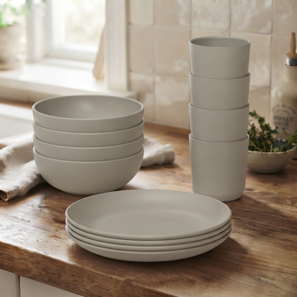 Everyday Basics Round Set #color_Stone