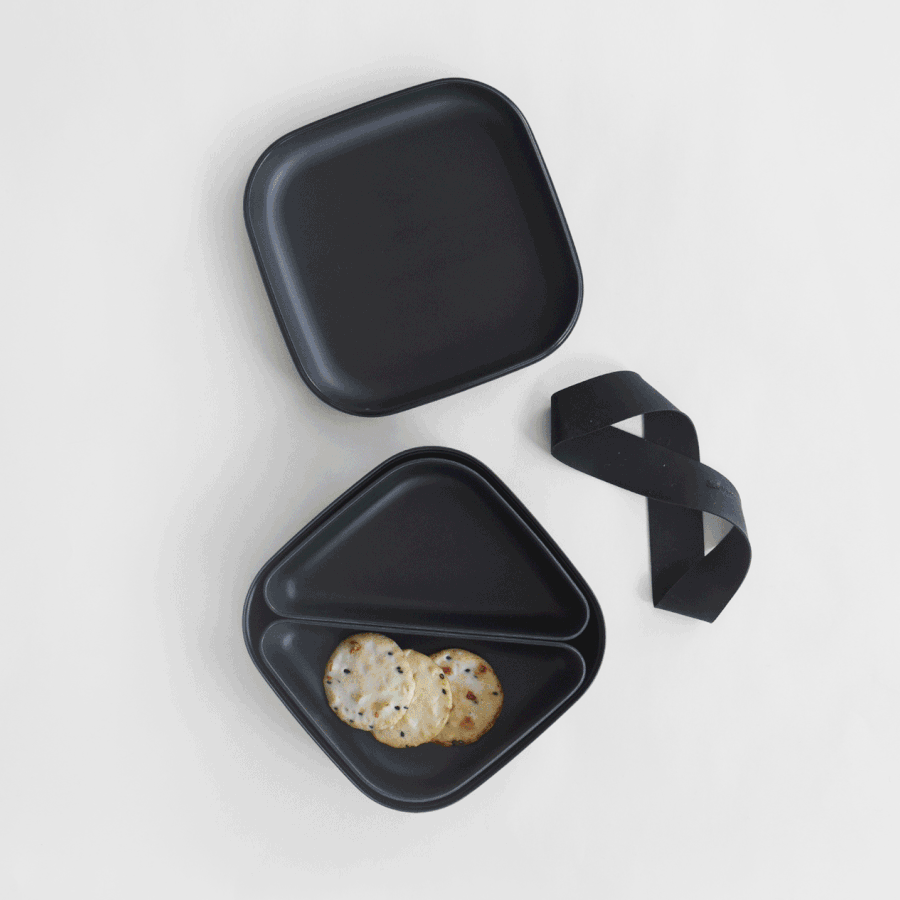 Square Bento Lunch Box #color_Off White