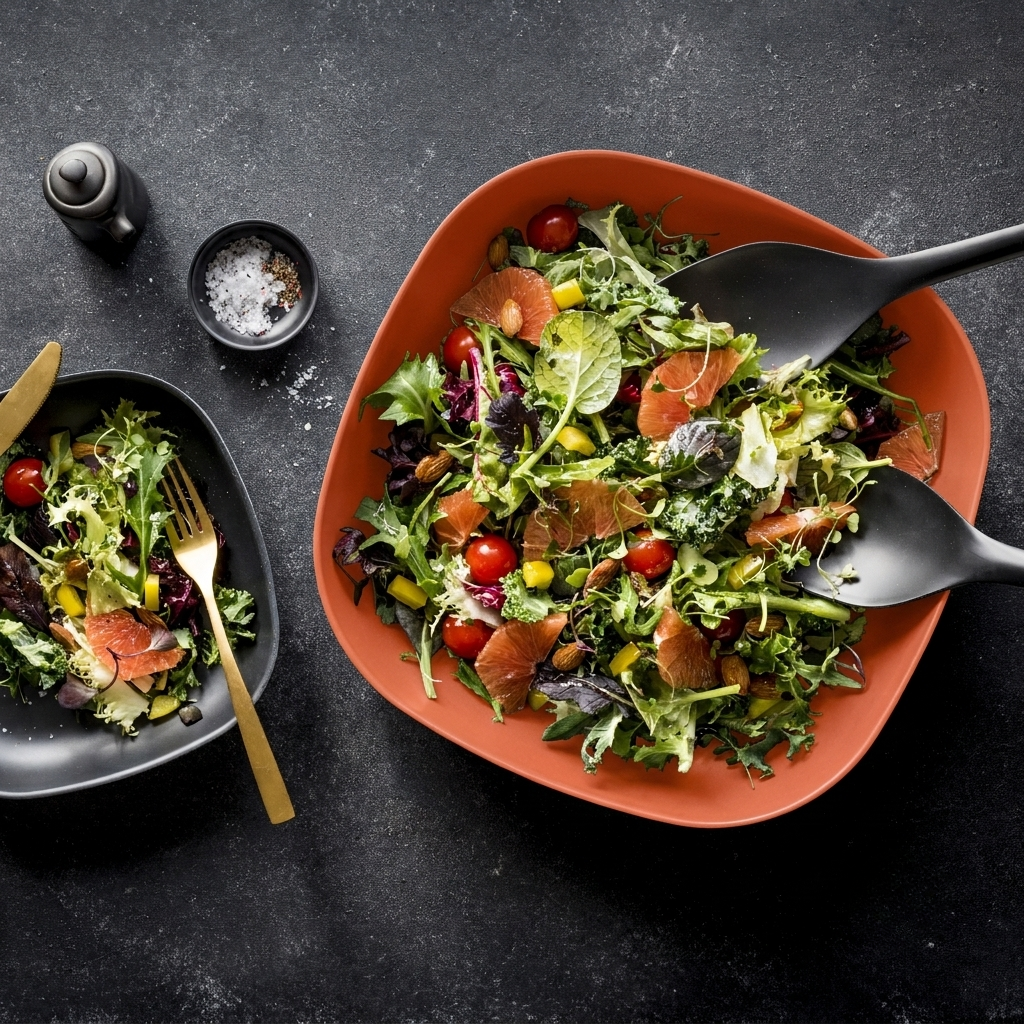 Medium Salad Bowl - Persimmon
