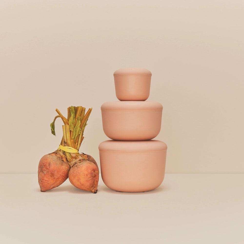 Lunch Set with heat-safe insert - 40 oz #color_Blush
