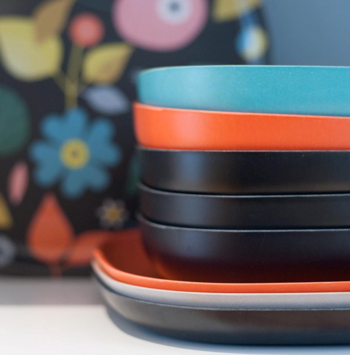 Pasta Salad Bowl - Set of 4 #color_Lagoon