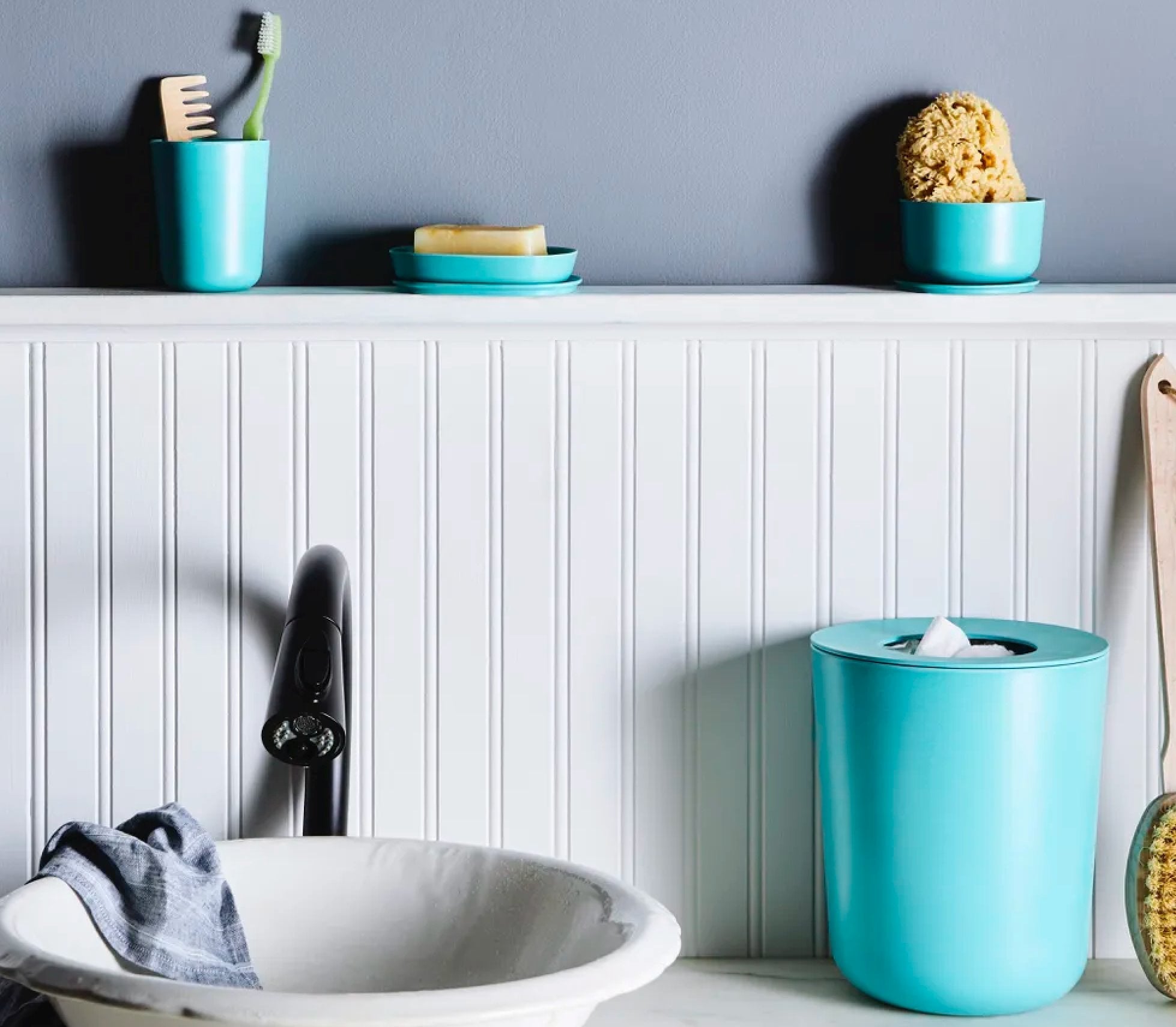 Bathroom Bin 4.5 L #color_Lagoon