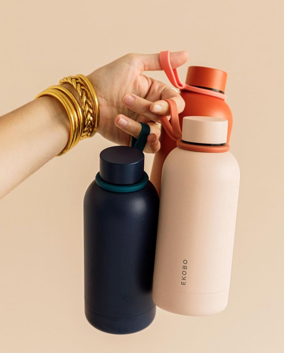 Insulated Reusable Bottle - 12 oz #color_Blush