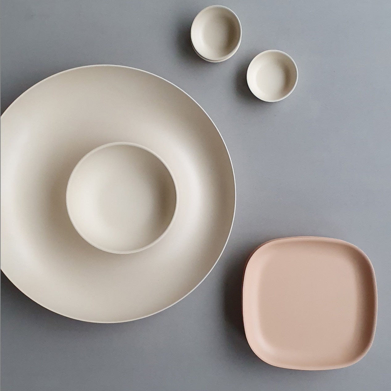 Small Pinch Bowls - Set of 4 #color_Off White