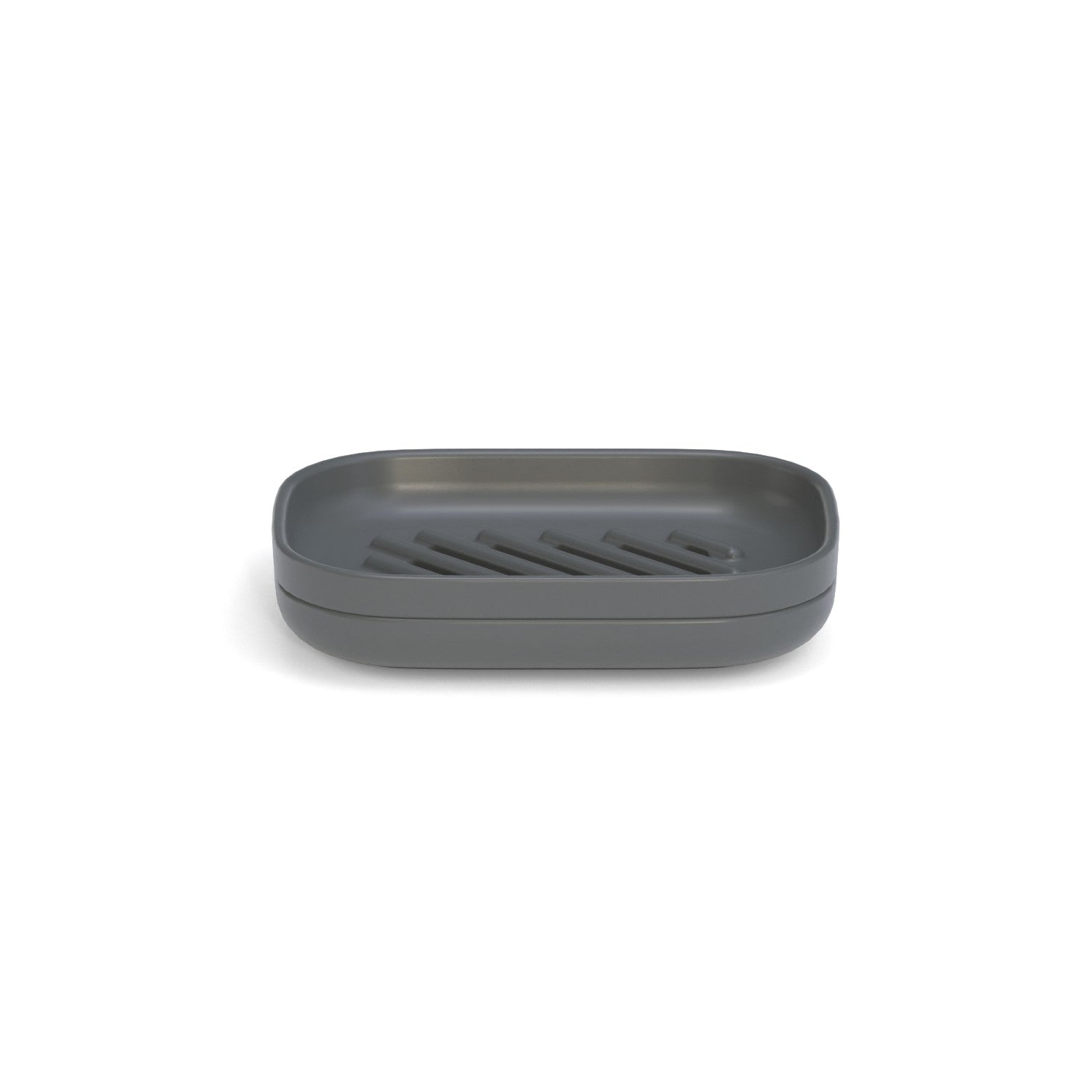 Self-Draining Soap Dish - Set of 2 #color_Smoke