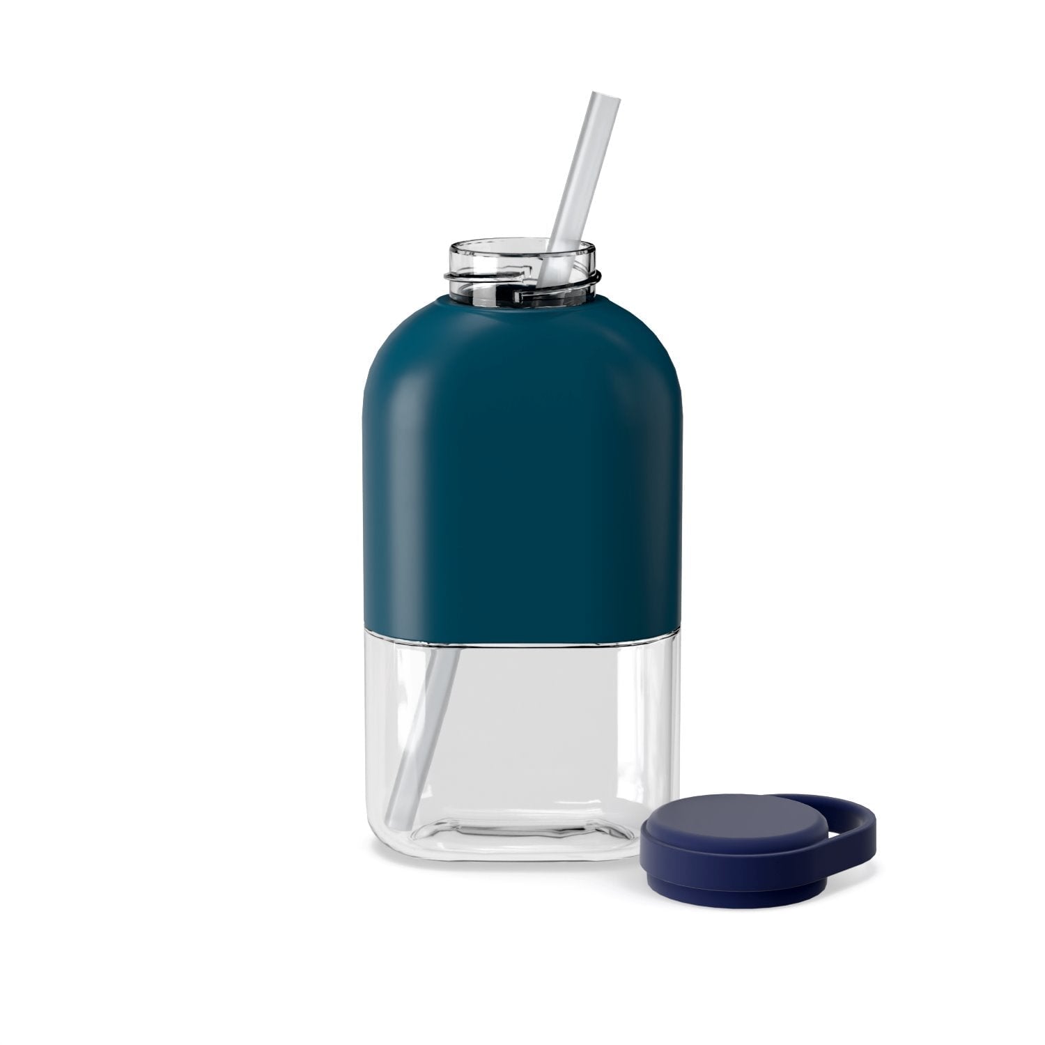 Slim Water Bottle - 12 oz #color_Blue-Abyss