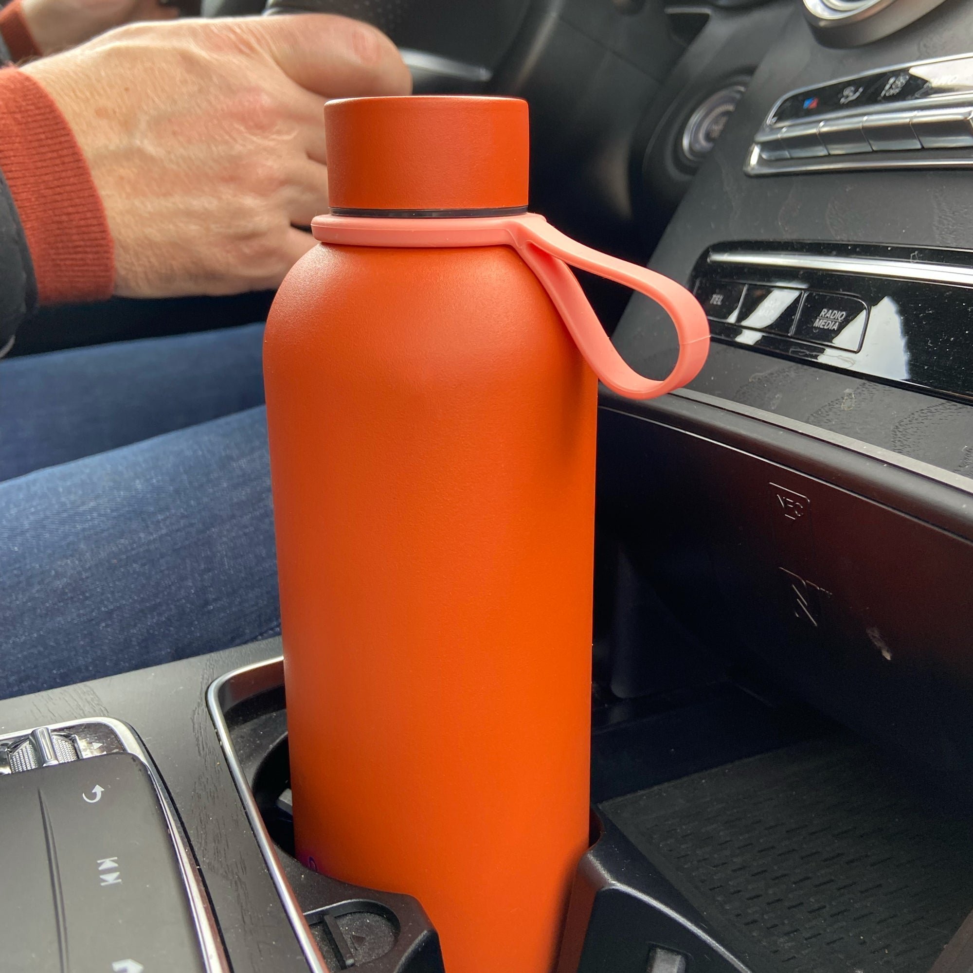 Insulated Reusable Bottle - 16 oz #color_Brick