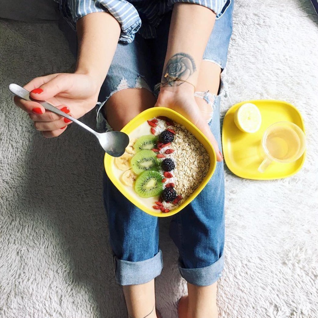 Cereal Bowl - Set of 4 #color_Lemon