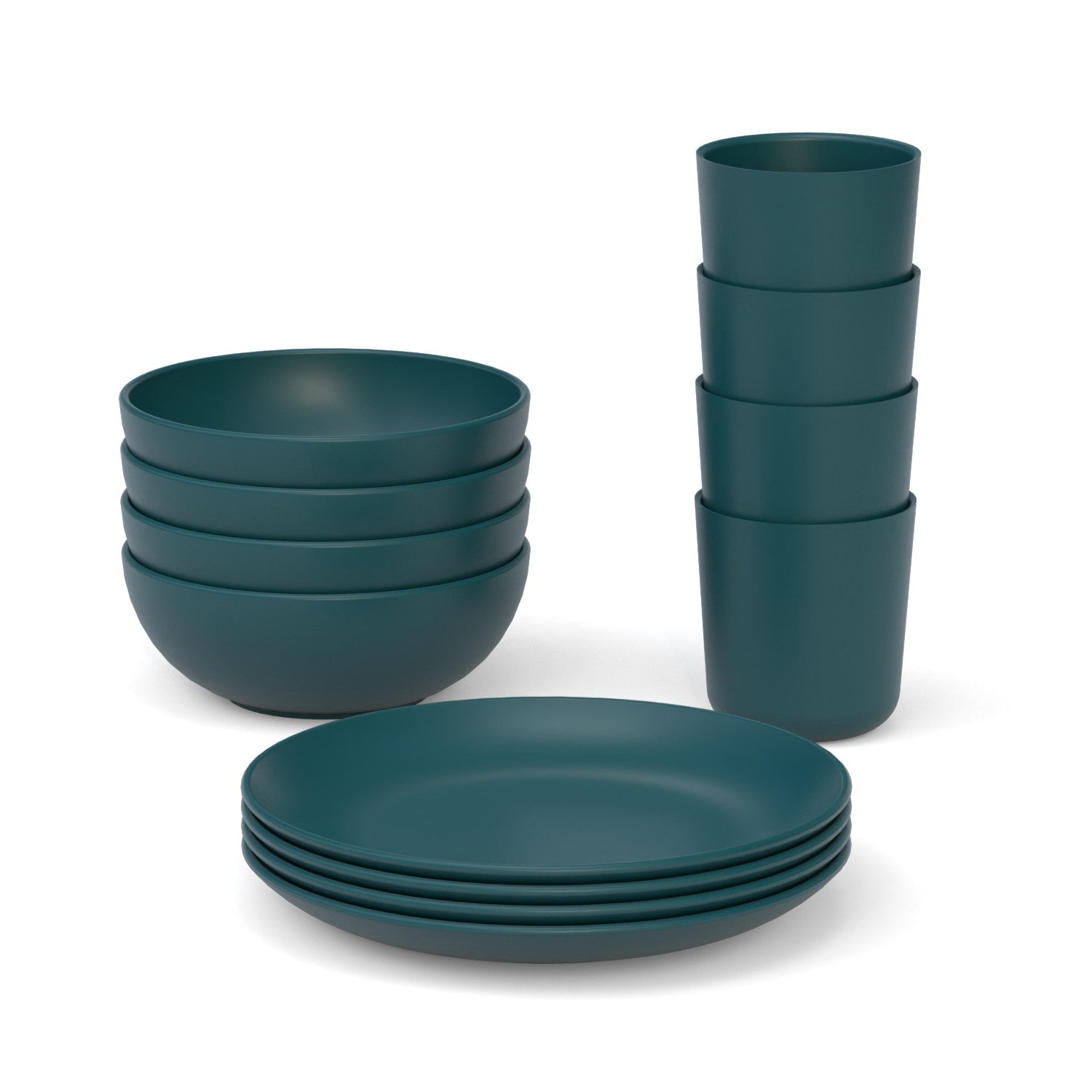 Everyday Basics Round Set #color_Blue Abyss