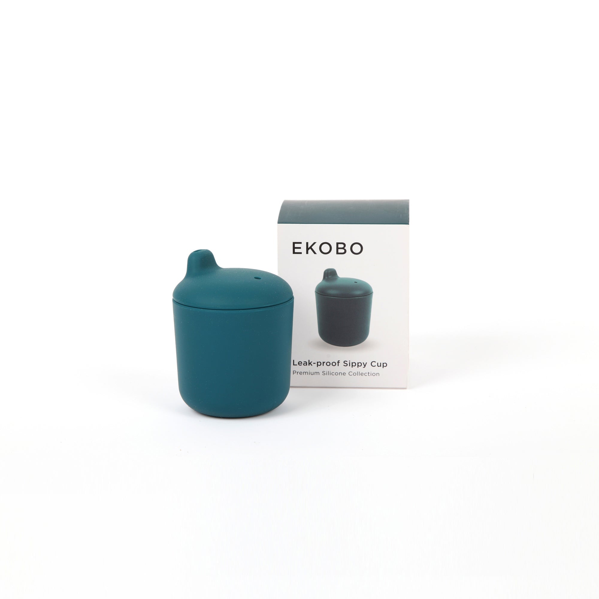 Silicone Leakproof Sippy Cup #color_Blue Abyss