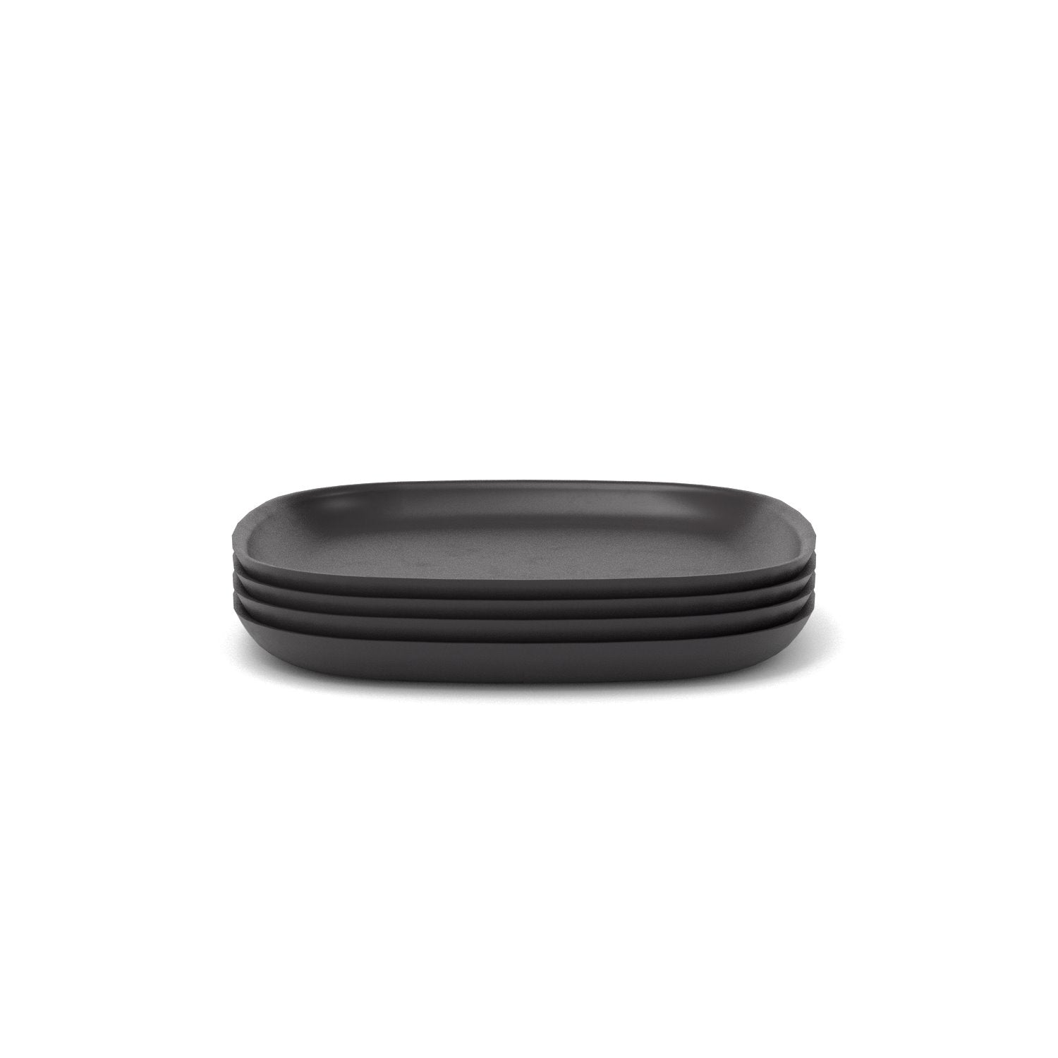 Medium Plate - Set of 4 #color_Black