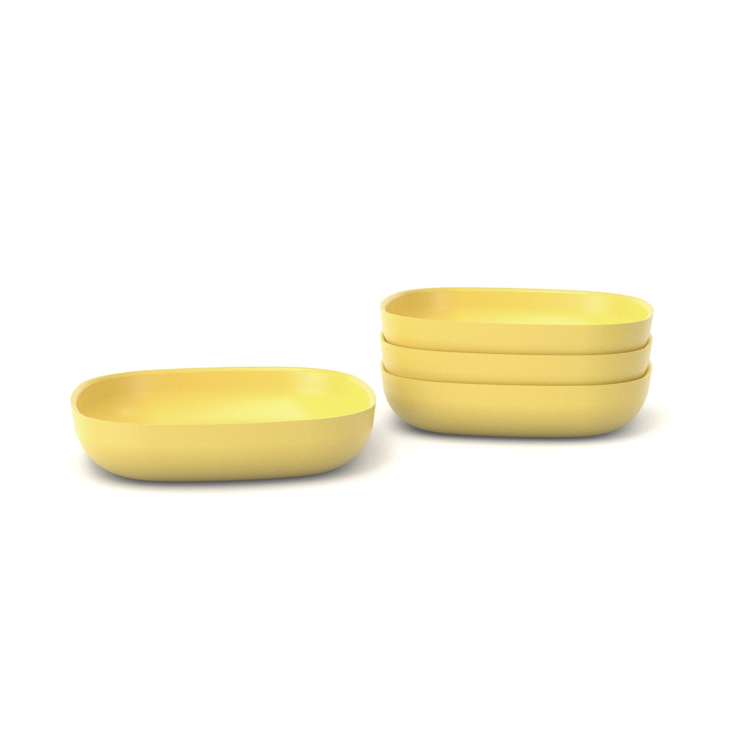Pasta Salad Bowl - Set of 4 #color_Lemon