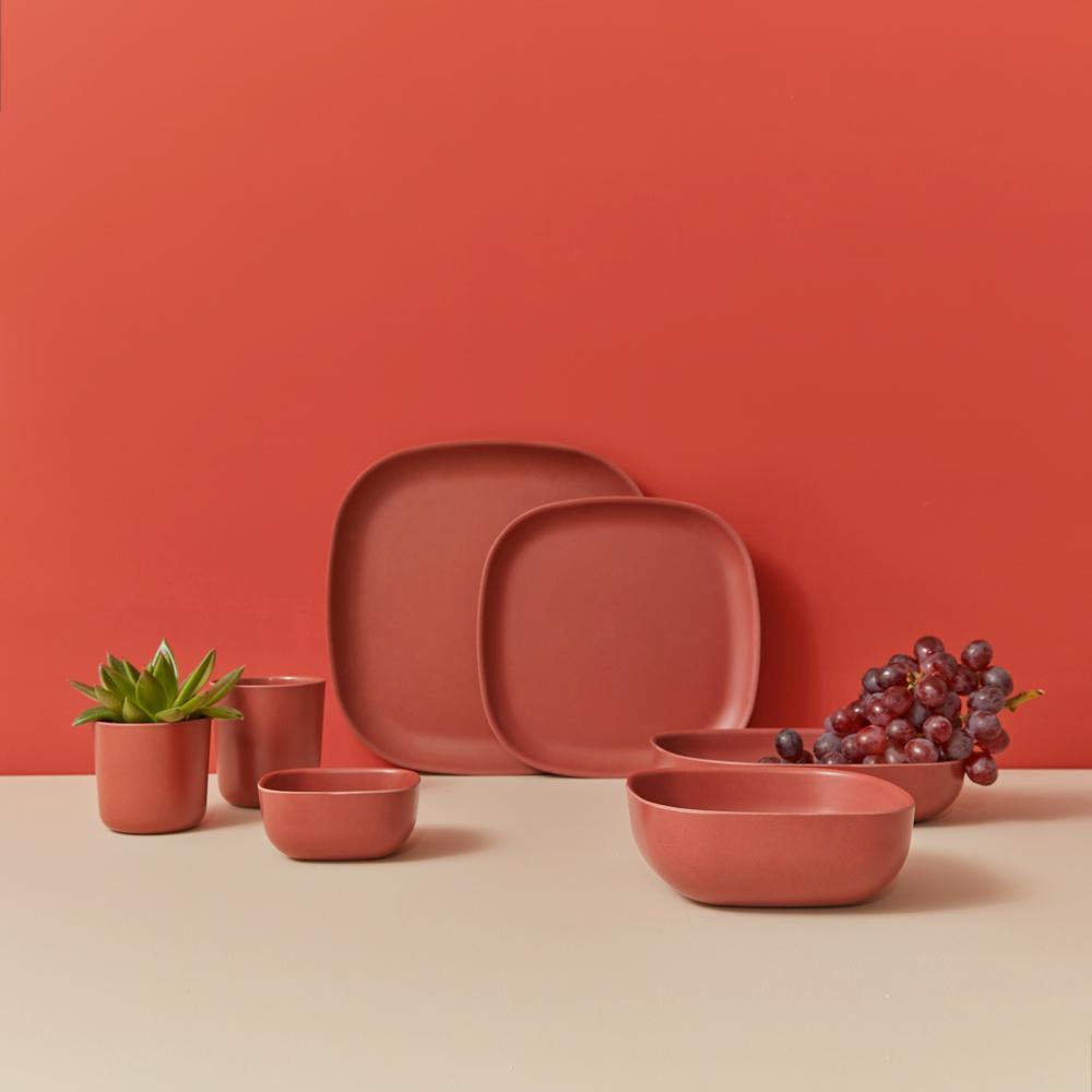 Medium Plate - Set of 4 #color_Spice