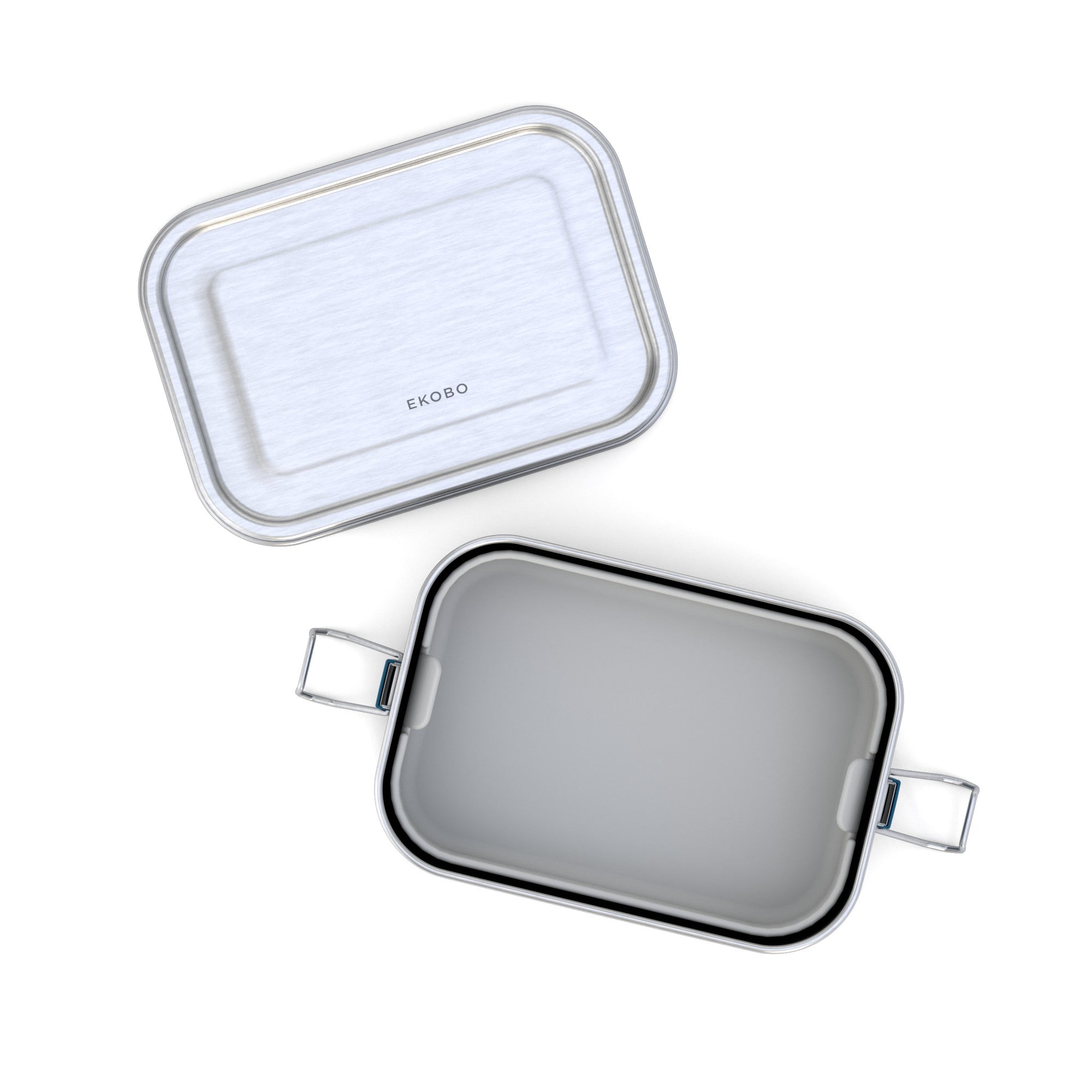Stainless Steel Lunch Box with heat safe insert #color_Blue Abyss