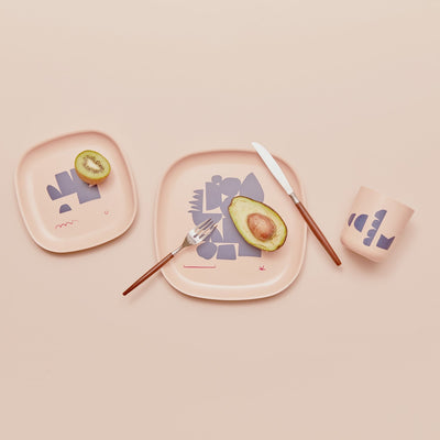 Reusable Bamboo Dinnerware Sets