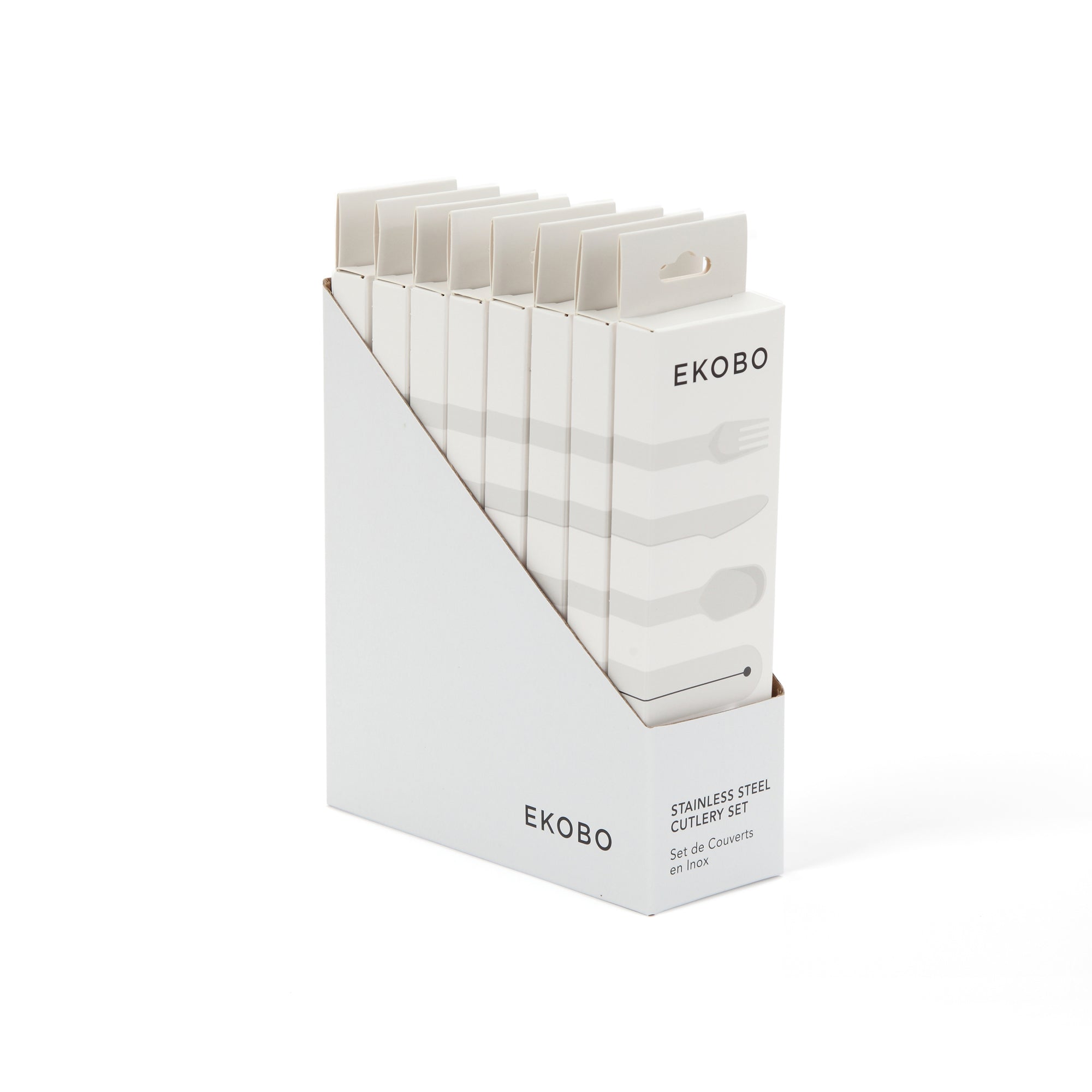 Stainless Steel Cutlery Trio with Silicone Case