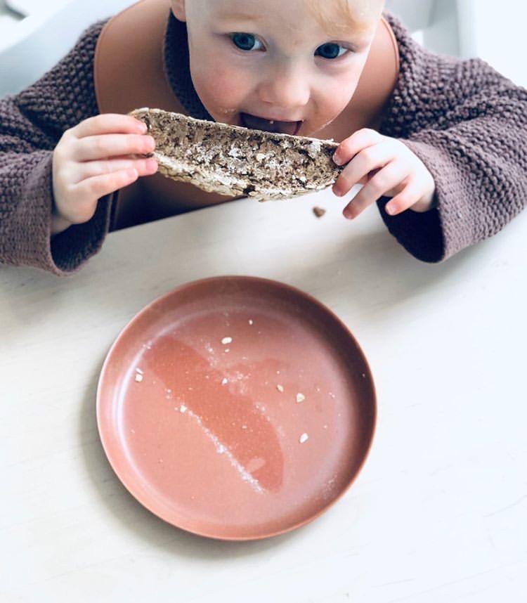 Kids Plate - Set of 4 #color_Terracotta
