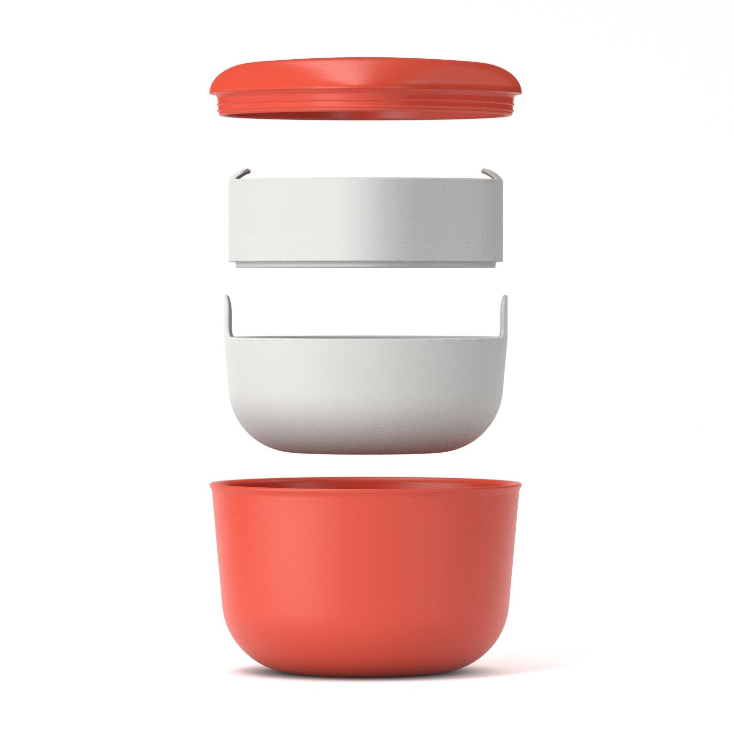 Lunch Set with heat-safe insert - 40 oz #color_Persimmon
