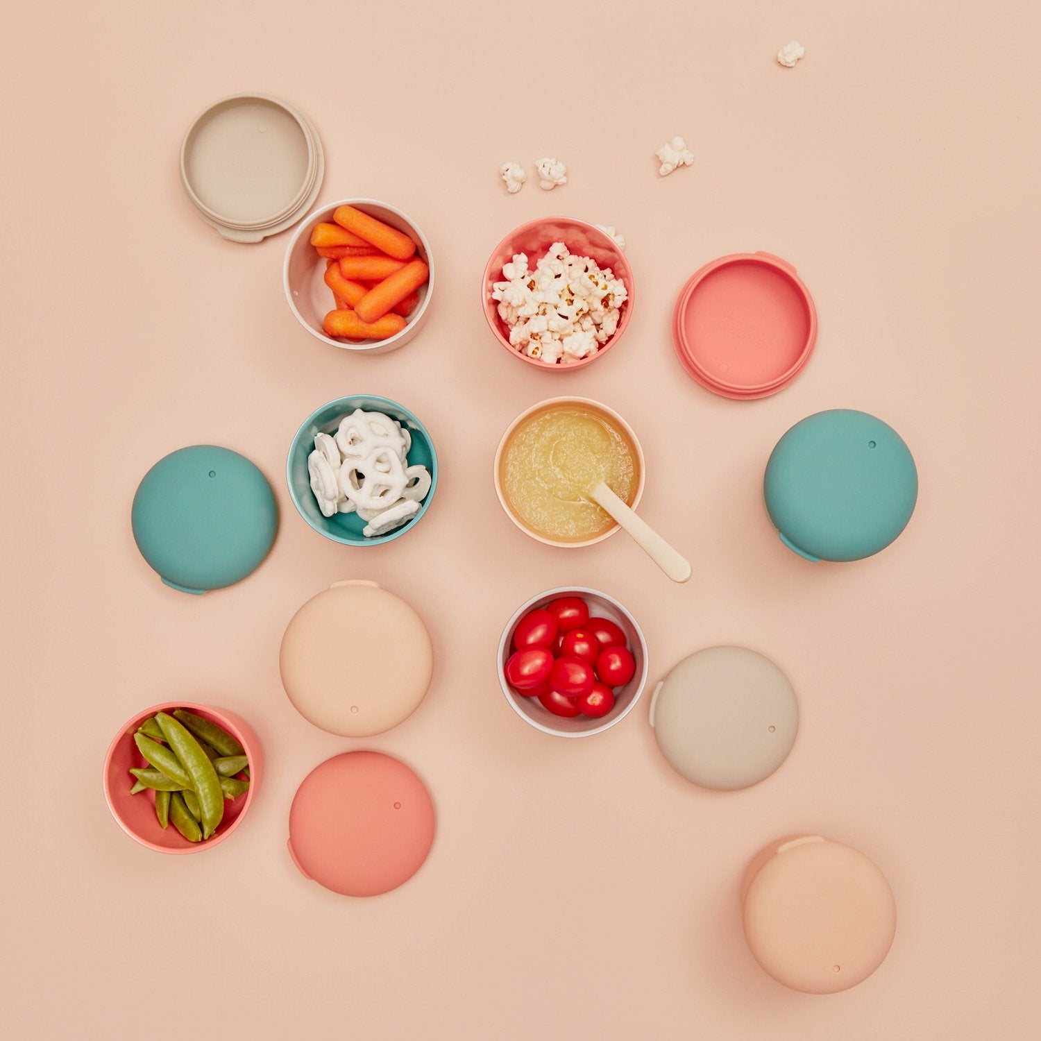 Small Store & Go Food Container - Set of 2 #color_Lagoon