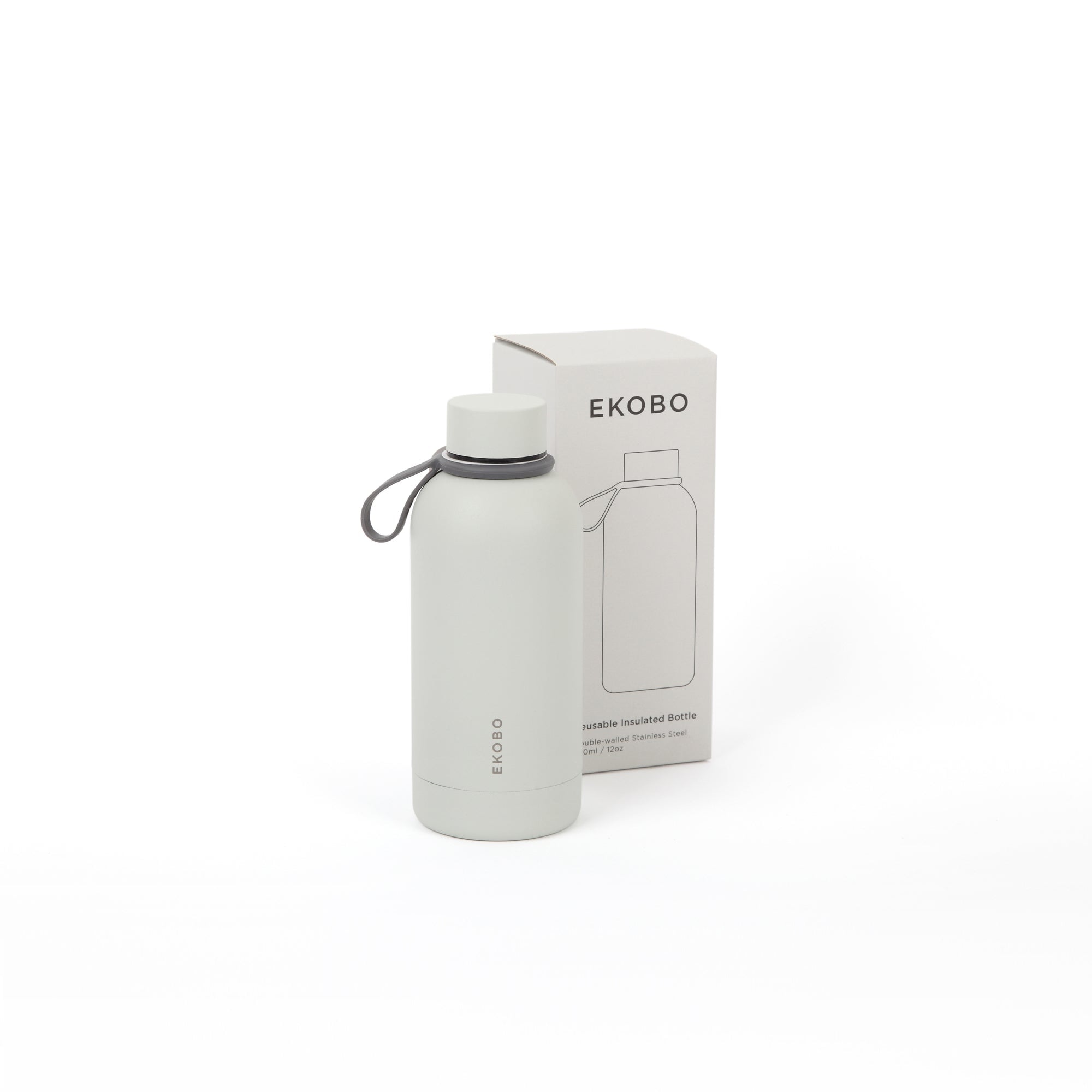 Insulated Reusable Bottle - 12 oz #color_Cloud