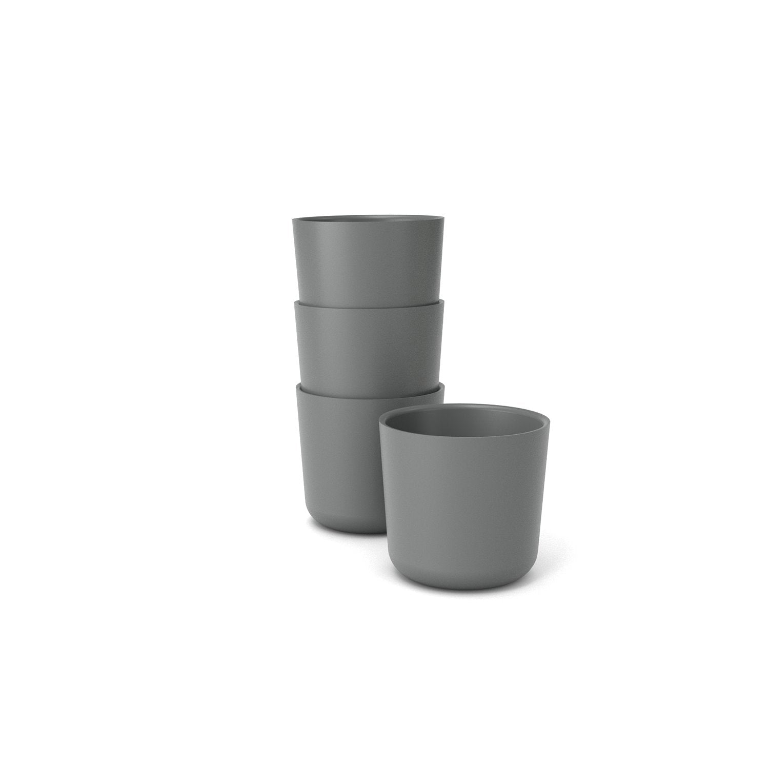 Small Cup - Set of 4 #color_Smoke